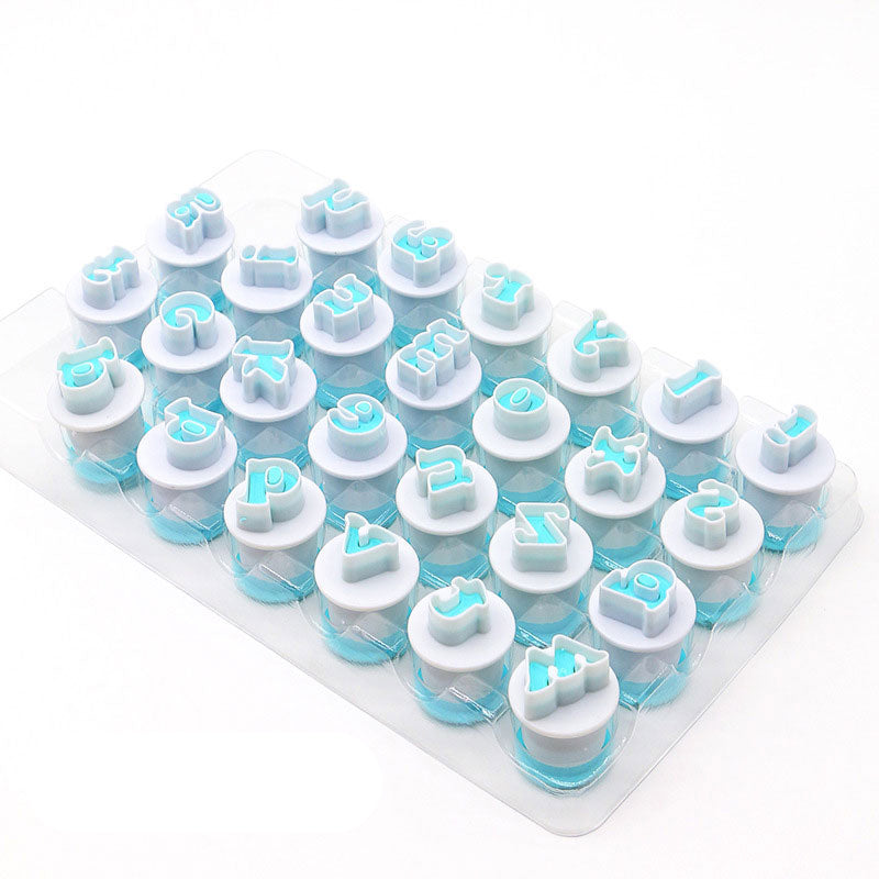 Alphabet Fondant Plunger Cutter