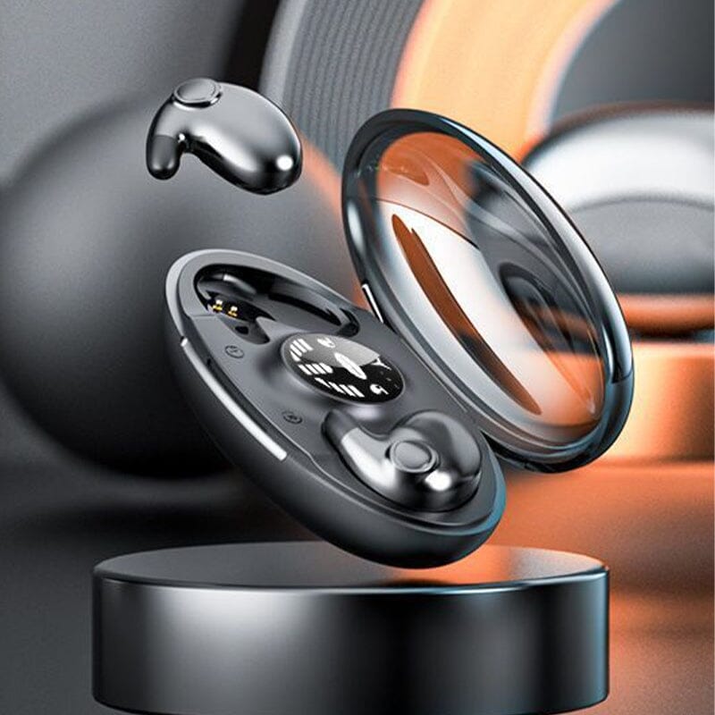 Invisible Sleep Wireless Earphone Waterproof, Double Noise-Cancelling
