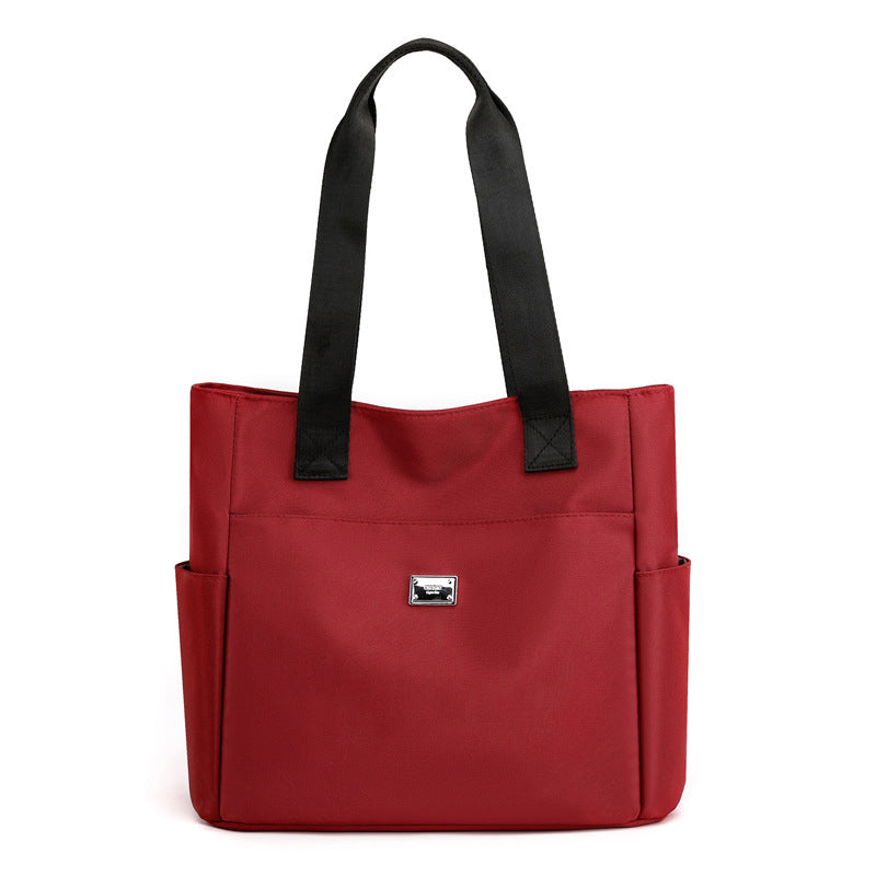 Lightweight Nylon Tote Bag Waterproof Shoulder Bag for Women