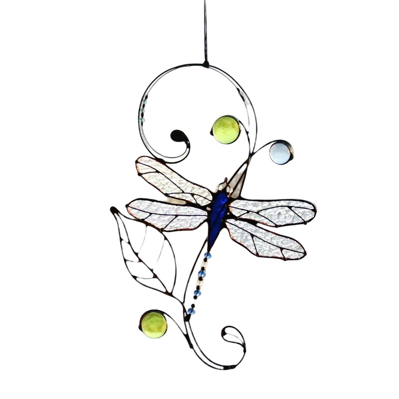 🦋🦋Stained Monarch Butterfly Glass Window Decor